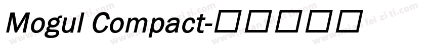 Mogul Compact字体转换